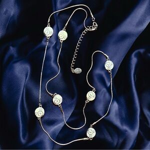 Disney Licensed Mickey Mouse Cream Enamel Necklace